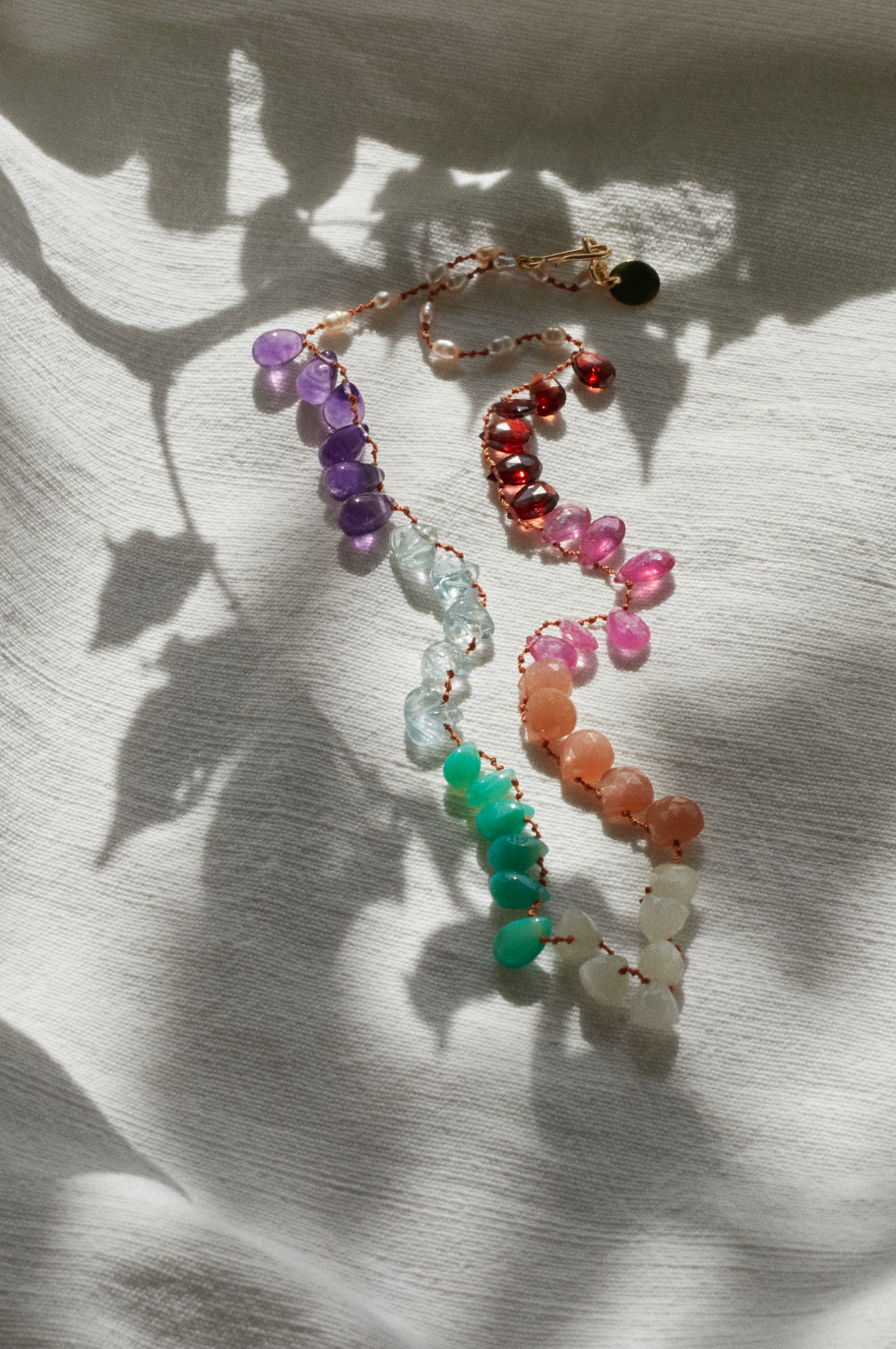 Rainbow Bead Necklace